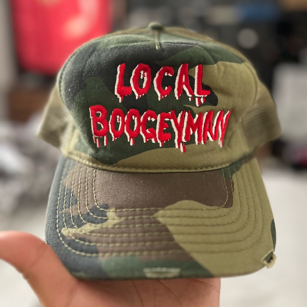 Local boogeyman hat trucker